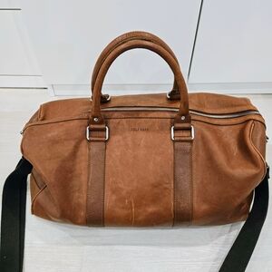 Cole Haan Men's Brown Leather Duffel Bag